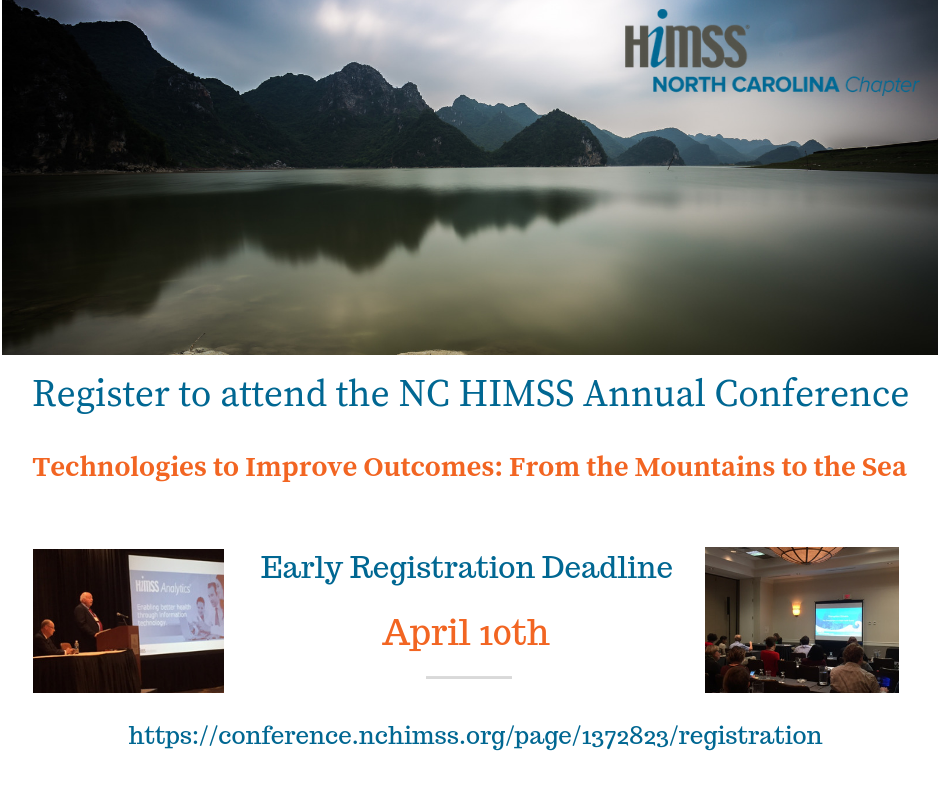 NC Chapter of HIMSS Annual Conference Registration North Carolina HIMSS