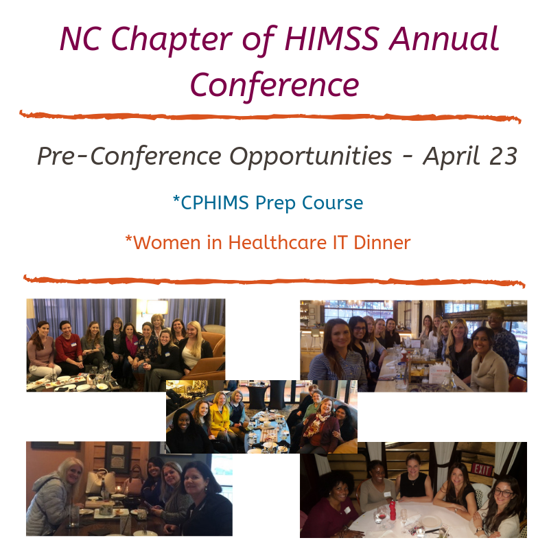 Additional Items at This Year’s Annual Conference! North Carolina HIMSS